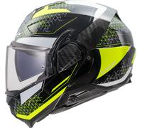 LS2, Casco Moto Modulare ADVANT II ASTRAL H-V Yellow, M