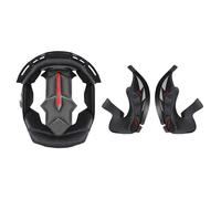 LS2 FF805 ECE06/FIM, fodere/guance M male Nero/Rosso