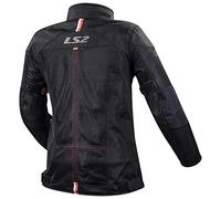 LS2 Giacca da Moto Donna Estiva con Protezioni Alba Lady Nera XL