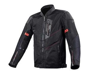 LS2 Giacca da Moto Estiva con Protezioni Alba Man Nera S