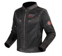 LS2 GIACCA MOTO ESTIVA GARDA AIR MAN BLACK RED