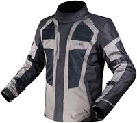 LS2 Scout impermeabile Giacca tessile moto da donna, nero-grigio, taglia XS per donne