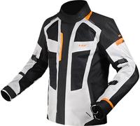 LS2 Scout, giacca tessile impermeabile XXL male Nero/Grigio Chiaro/Arancione