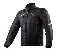 LS2 Serra Evo impermeabile Giacca tessile moto, nero, taglia M per maschi
