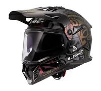 LS2, Casco Moto Cross PIONEER II RANGI Gloss Black, L
