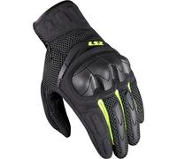 LS2 Kubra Guanti da moto, grigio-giallo, taglia M per maschi