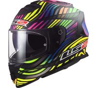 LS2 FF800 Storm II Power, casco integrale XL male Opaco Nero/Verde/Giallo/Fucsia