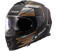 LS2 LS2 - Casco FF800 Storm II Tracker Matt Nero / Gold XS