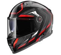 Casco FF811 VECTOR II ALIZER Nero Rosso LS2 - UE: XS