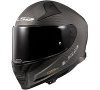 LS2 FF811 Vector II Carbon Solid, casco integrale 3XL male Nero Opaco