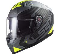 LS2 LS2 - Casco FF811 Vector II Splitter Matt Titaniun / H-V Giallo XL