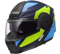 LS2 FF902 Scope II Duria Casco, blu-giallo, taglia 3XL per maschi