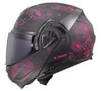 LS2, Casco Moto Modulare ADVANT II SOPHIA Black Pink, XXL