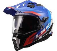 LS2 LS2 - Casco MX701 Explorer Hexa Bianco / Blue / Rosso XL