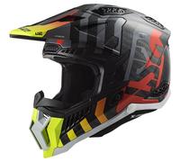 LS2 LS2 - Casco MX703 X-Force Barrier H-V Giallo / Rosso M