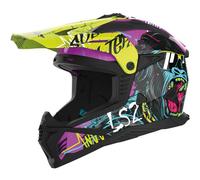 §Casco Cross LS2 MX708 Fast II Gorilla Viola-Giallo Fluo§
