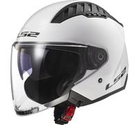 LS2 OF600 Copter II Solid Casco Jet, bianco, taglia L
