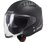 LS2 OF600 Copter II Solid Casco Jet, nero, taglia 2XL