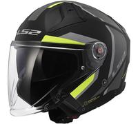 LS2 LS2 - Casco OF603 Infinity II Focus Matt Nero / H-V Giallo L