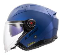 LS2 OF603 Infinity II Solid, casco jet M male Blu Opaco