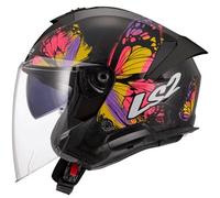 LS2 LS2 - Casco OF618 Verso II Wingz Nero / Giallo L