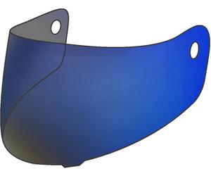 LS2 Model 12 Visiera, Blu iridio, Taglia unica