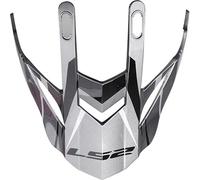 LS2 MX436 Pioneer Cima dell'Elmo, argento