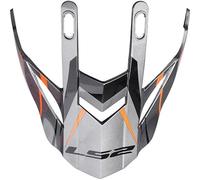 LS2 MX436 Pioneer Cima dell'Elmo, grigio-arancione