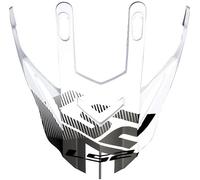 LS2 MX436 Pioneer Cima dell'Elmo, nero-bianco