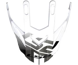 LS2 MX436 Pioneer Cima dell'Elmo, nero-bianco