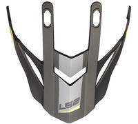 LS2 MX436 Pioneer Picco del casco, grigio
