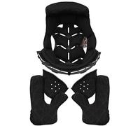 LS2 MX436 Pioneer Rivestimento interno e cuscinetti guanciali, nero, Taglia 2XL