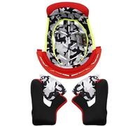LS2 MX437 Fast Evo Fodera interna & Guanciale, rosso, Taglia S