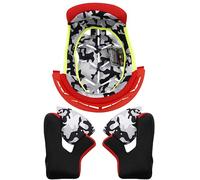 LS2 MX437 Fast Evo Fodera interna & Guanciale, rosso, taglia XS