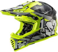 Casco Bambino MX437 CRUSHER FAST II 06 Grigio Giallo LS2 - UE: M