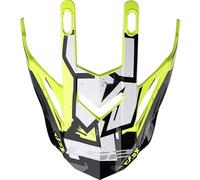 LS2 MX437 Fast Evo Picco del casco, grigio-giallo