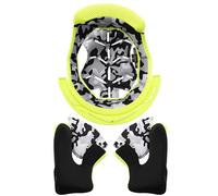 LS2 MX437J Fast Mini Fodera interna & Guanciale, giallo, Taglia S
