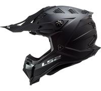 LS2 MX700 Subverter Evo II Solid, casco da motocross 3XL male Nero Opaco