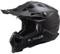 LS2 MX700 Subverter Evo II Solid Casco da motocross, nero opaco, Taglia L (59/60)
