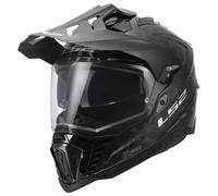 LS2 MX701 C Explorer forgiato nero carbonio lucido - casco moto avventura