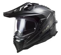 LS2 MX701 Carbon Explorer nero carbonio lucido - Casco Adventure