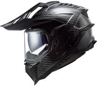 LS2 MX701 Explorer Carbon Solid, casco enduro XS male Nero