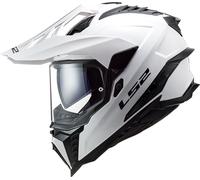 LS2 MX701 Explorer Solid, casco enduro S male Bianco