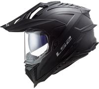LS2 MX701 Explorer Solid, casco enduro S male Nero Opaco