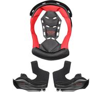 LS2 MX701 fodera interna, nero-rosso, taglia 3XL per maschi