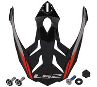 LS2 MX701 Frontier II Cima dell'Elmo, arancione, Taglia unica