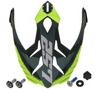 LS2 MX701 Spire Cima dell'Elmo, verde/giallo, Taglia unica