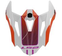 LS2 MX703 Integrated Cima dell'Elmo, arancione, Taglia unica