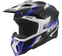 LS2 Helmets Casco da motocross MX703 X-Force Phantom bianco-turchese-blu taglia S per maschi