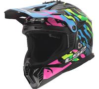 Ls2 Mx708 Fast Ii Grotesk Ece 22.06 Off-road Helmet Nero 2XL